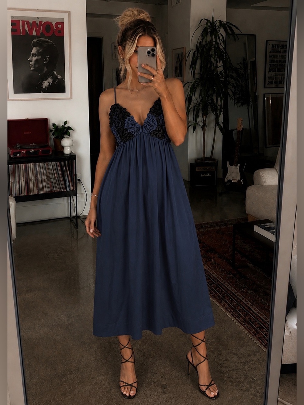 Mara Hoffman Annika Ruffled Organic Cotton Poplin Midi Dress Womens XXS New NWT